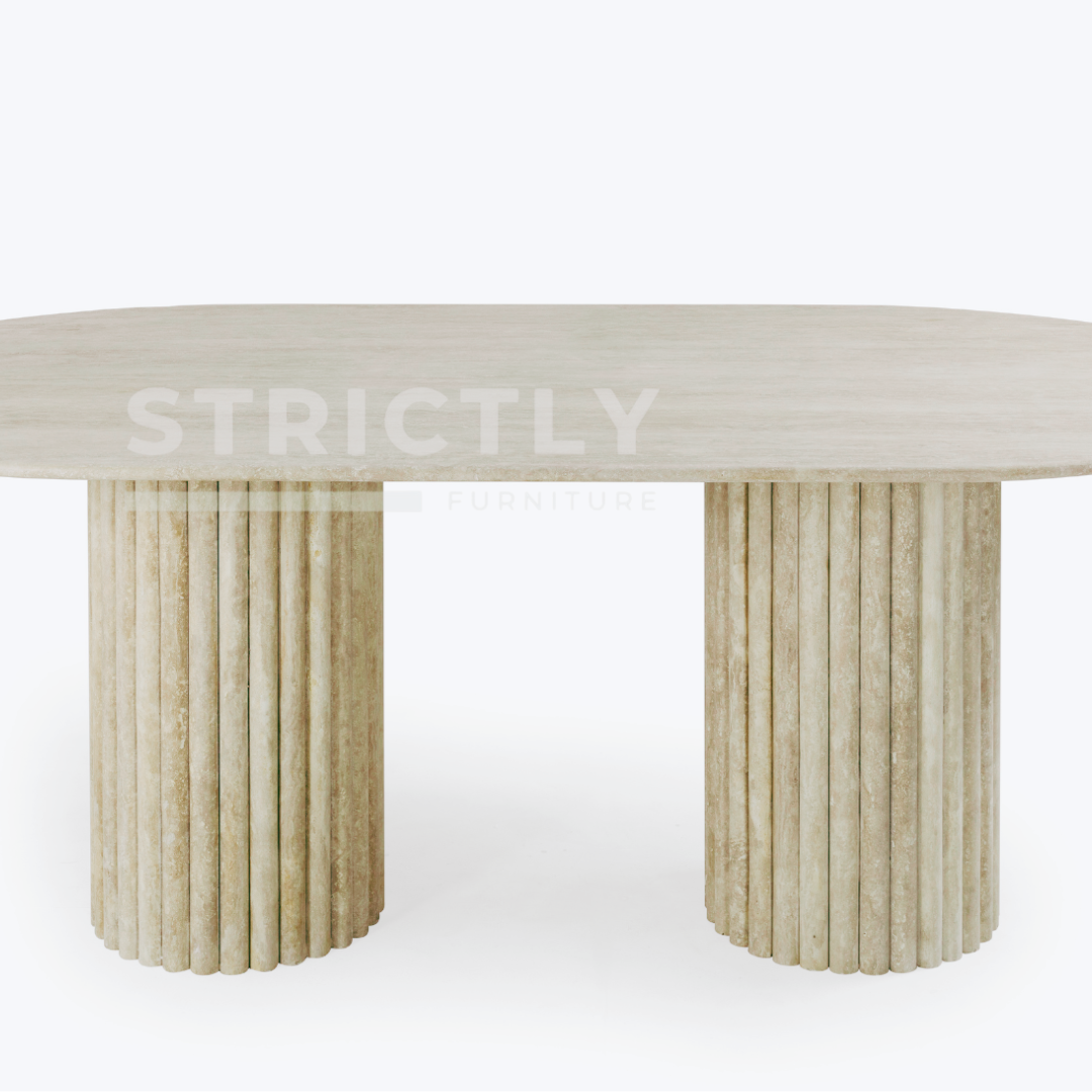 Travertine Natural Stone Dining table