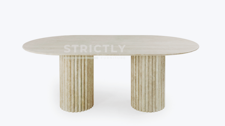 Travertine Natural Stone Dining table