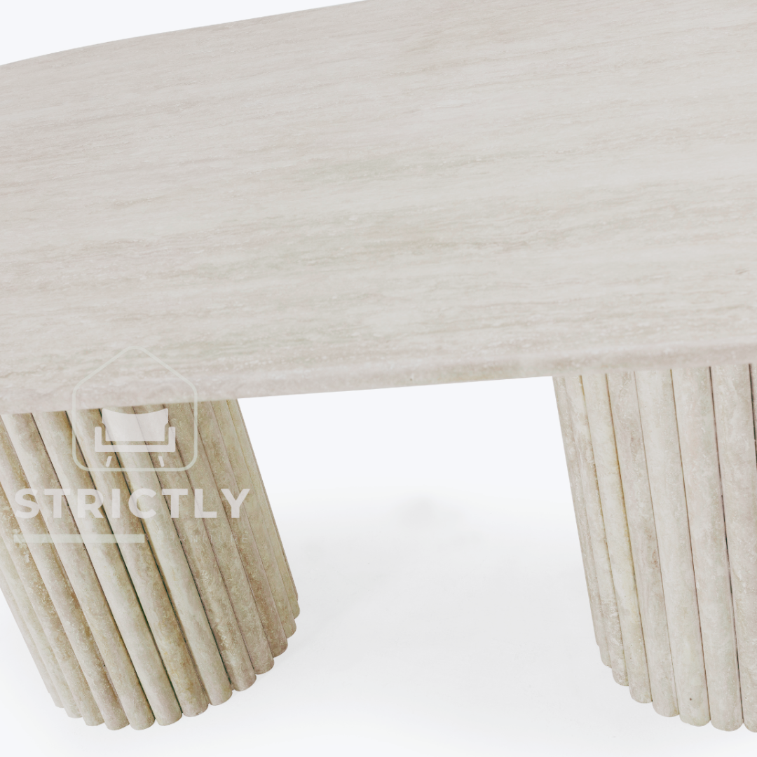 Travertine Natural Stone Dining table