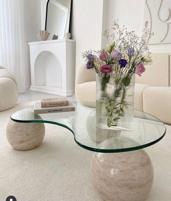 Glass top Coffee table